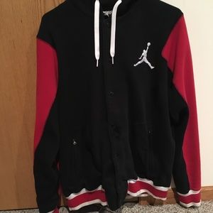 Air Jordan Button Up Varsity Jacket